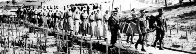 Queen Alexandra's Imperial Military Nursing Service funeral WW1