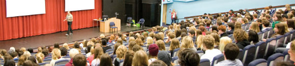 Students in a lecture