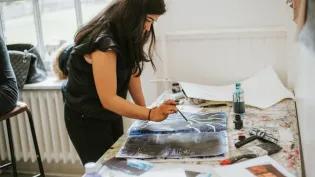 IFP art and design student