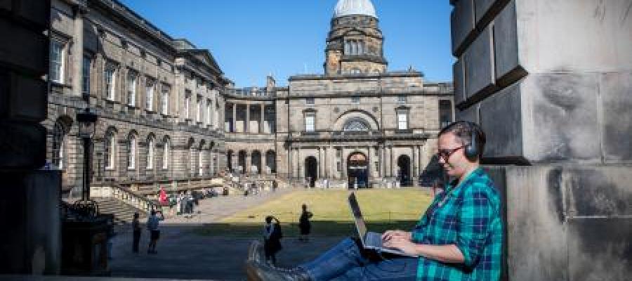 Student at Edinburgh's Old College