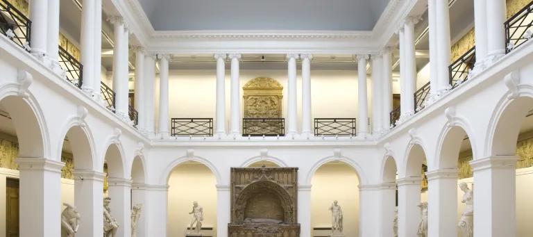 Image of the sculpture court at ECA main building
