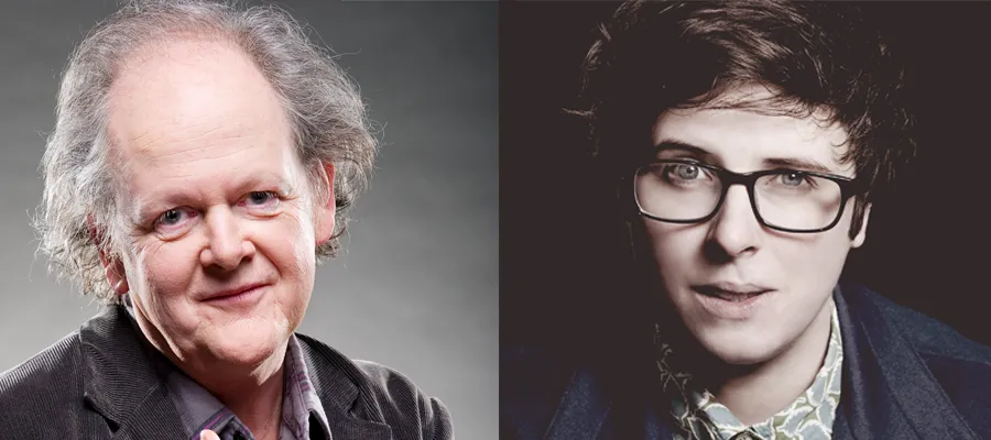 Craig Brown(L) and Eley Williams(R) 