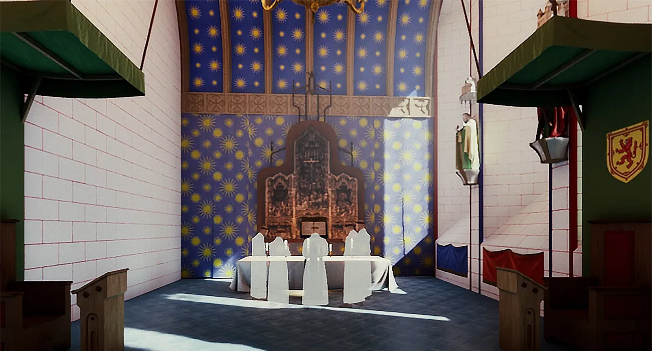 Inside Linlithgow palace virtually