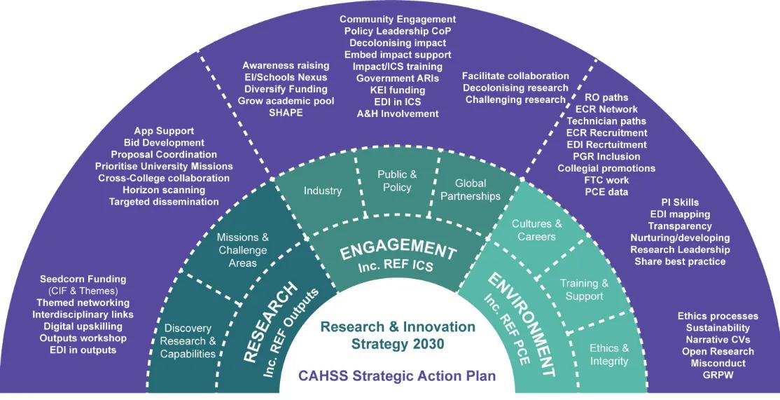 CAHSS our Strategic Action Plan Rainbow